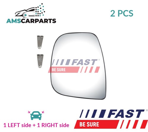 Rear view mirror glass pair - rear,