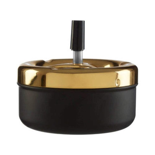 Medium gold and matte black - gold,