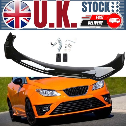 4pcs gloss black - front, bumper