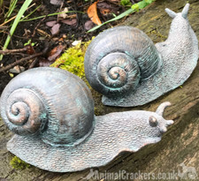 Set aged bronze effect resin - 2,