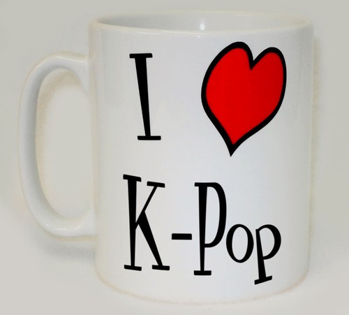 Heart pop mug - heart, k-pop
