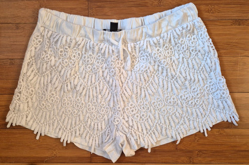 Primark white cotton shorts - primark,
