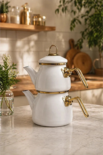Home white mini model enamel - home,