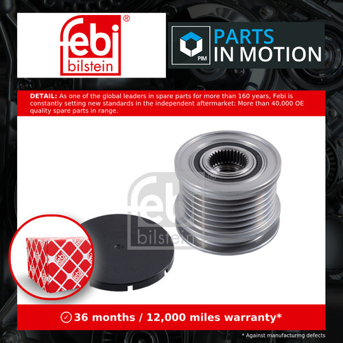 Overrunning alternator pulley - overrunning,