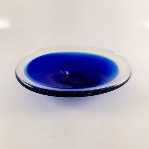 Blue glass bowl similar - glass, bowl,