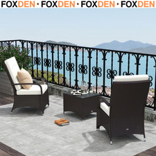 ​3 Piece Rattan Bistro Set