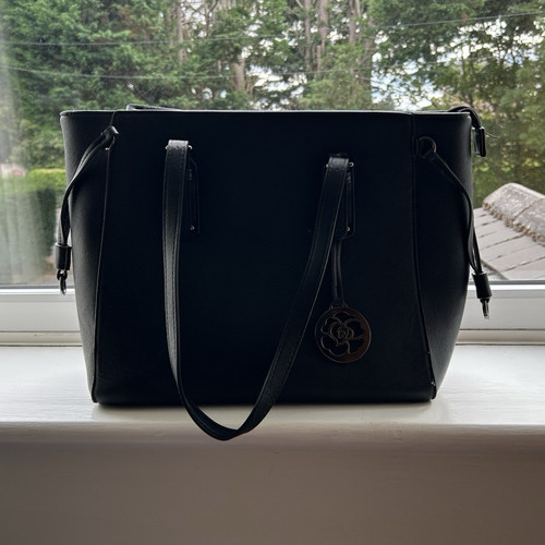 Clarks black synthetic tote - synthetic,