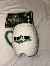 Harvey Makin Golf Ball Mug & Putter Pen Set - Born To Golf