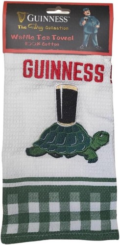 Guinness embroidered waffle - embroidered,