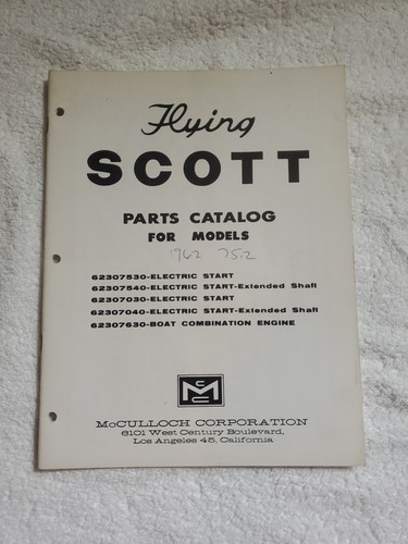 Mcculloch outboard motor 1961 - mcculloch,