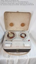 UNTESTED! Grundig TK14 Portable Reel-to-Reel Tape Recorder Vintage