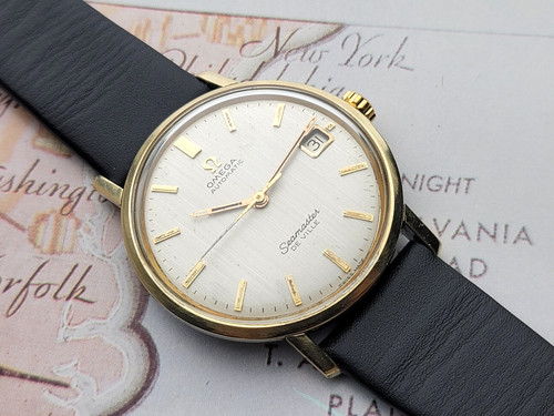 14k omega seamaster - /, ss