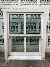 White wooden box sash window - white,