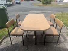 Retro Formica Dining Table & Chairs