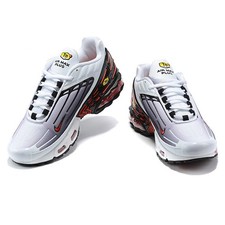 New Nike Air Max Plus TN 3 Men's Running Shoe Low Top Casual White Red Sneaker