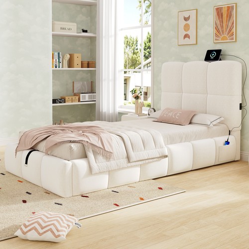 3ft single upholstered bed - 3ft,