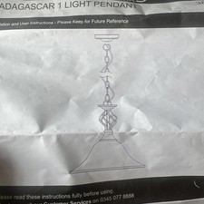 Madagascar 1 Light Pendant