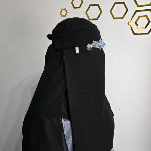 Saudi traditional niqab - saudi, with