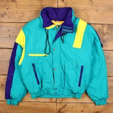 Vintage Nils Ski Jacket L Mens 90s Blue Outdoor Retro Puffer Skiing