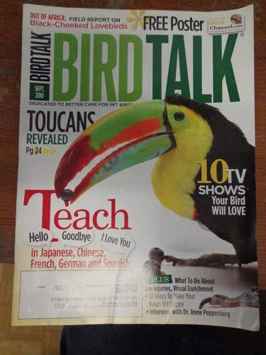 Bird talk magazine sep - magazine,