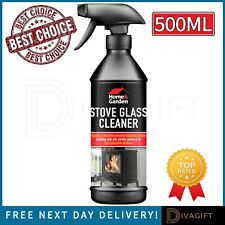 STOVE GLASS CLEANER SPRAY REMOVER STOVE GLASS SOOT GREASE TAR CLEANER NEW 500ML 