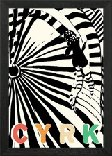 Polish Cyrk Poster Framed Wall Art Poster Canvas Print Picture