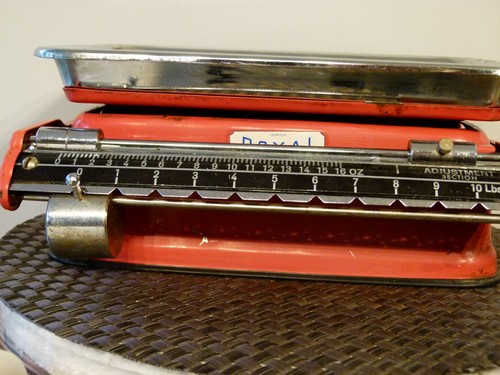 Royal brand beam scale weighs
