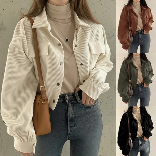 Womens pocket corduroy casual - corduroy,