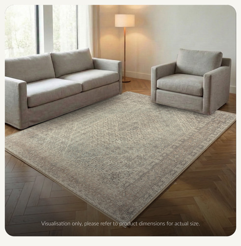 Machine washable rug 122cm - machine,