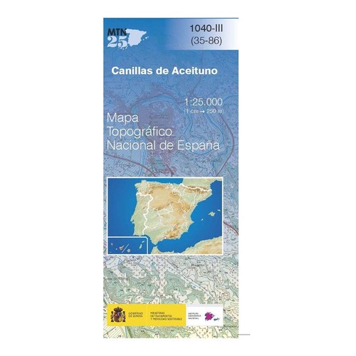 Spain map 1040 - -iii:, canillas