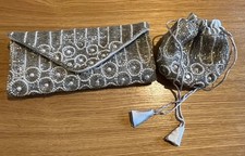 M&S Metallic Silver Beaded