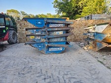 £250+vat Conquip 1000ltr Boat Skip Muck concrete bin crane telehandler hiab