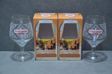 2x Cruzcampo Chalice Beer
