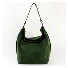 Real Leather Suede Hobo Woman Lady Medium Shoulder Commuting handbag