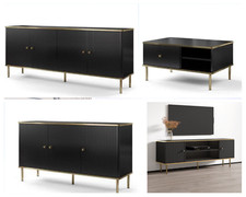  Camelia Black And Gold Lounge