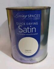 Quick Dry Satin Wood And Metal Self Undercoat Paint 750ml - Magnolia