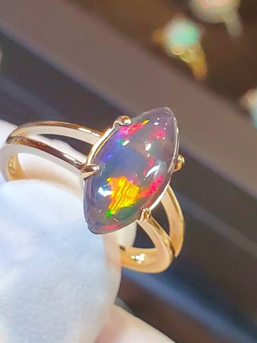 Black opal art - 3.40, ct