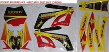 Mini Moto minimoto  Dirt pit Bike Orion Kxd Graphics decals ROCKSTAR 49CC orion 