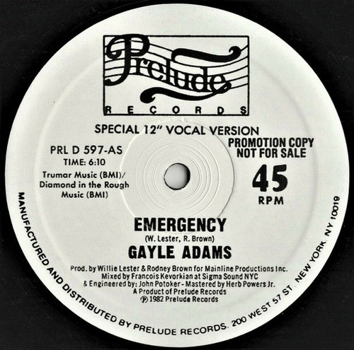 Gayle adams emergency - /, "