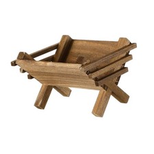 Wooden Nativity Scene Ornament