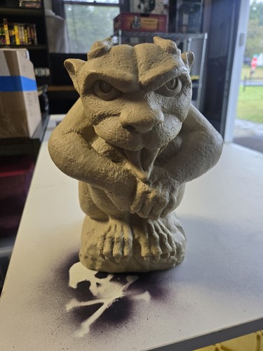 Vintage sitting gargoyle - vintage,