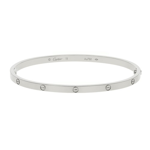 Cartier love 18k white gold - cartier,