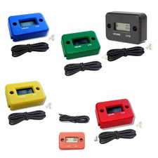 Small Digital Engine Tachometer Hour Meter Scooter Mini Timer