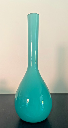 Swedish bottle vase - bottle, blue