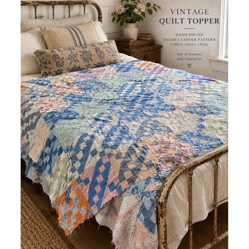Vintage 1930s 40s hand pieced - 1930s,