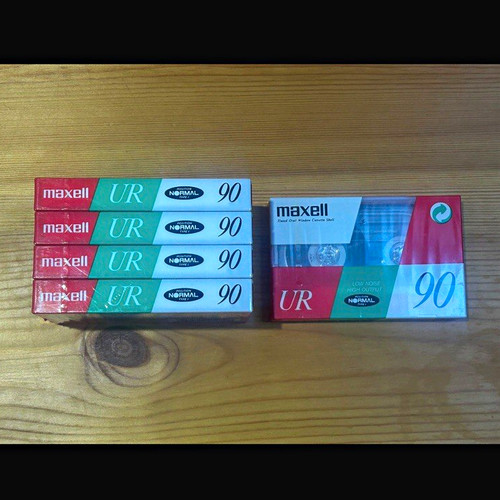 Maxell ur90 audio cassette - maxell,