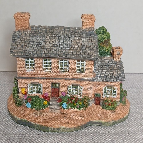 Hand painted resin cottage - painted,