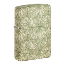 Zippo Lighter Cannabis Design