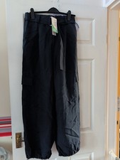 F&F Navy Blue Cargo Trousers