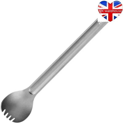 Titanium spork long handle - spork,
